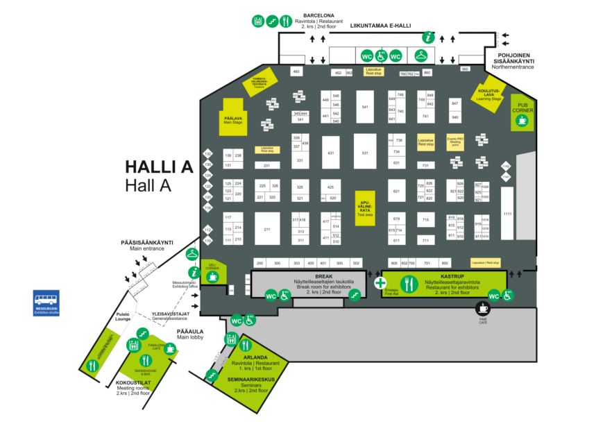 Apuväline messukartta